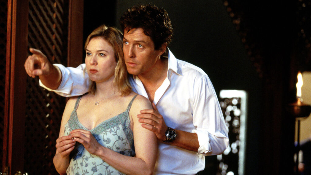 Renee Zellweger and Hugh Grant in Bridget Jones's Diary