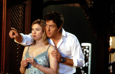 Renee Zellweger and Hugh Grant in Bridget Jones's Diary