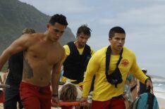 Kekoa Kekumano as Laka, Adam Demos as Will, and Alex Aiono as Kainalu — 'Rescue: HI-Surf' Series Premiere