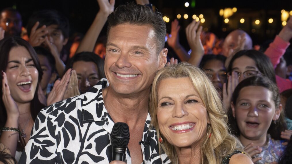 Ryan Seacrest and Vanna White