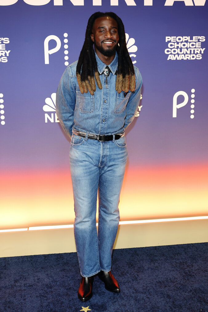 Shaboozey attends the 2024 People's Choice Country Awards at The Grand Ole Opry on September 26, 2024 in Nashville, Tennessee.