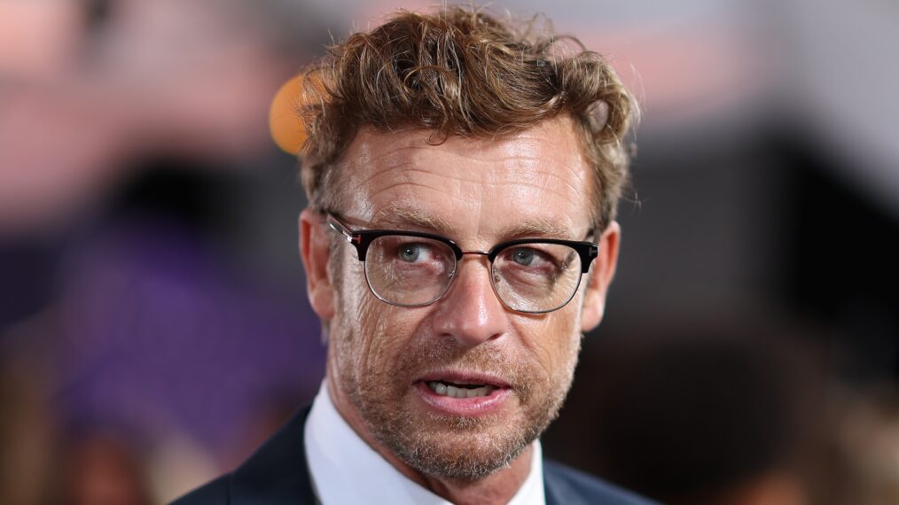 Simon Baker on red carpet