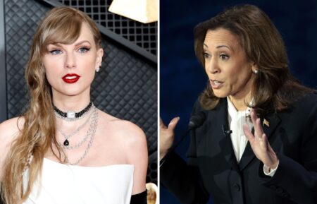 Taylor Swift and Kamala Harris