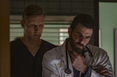 Teddy Sears as Dr. Josh Nichols, Zachary Quinto as Dr. Oliver Wolf in 'Brilliant Minds'