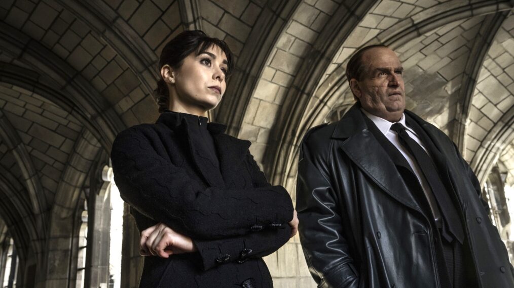 Cristin Milioti and Colin Farrell in 'The Penguin' Season 1