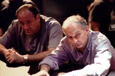 James Gandolfini and David Chase from 'The Sopranos'