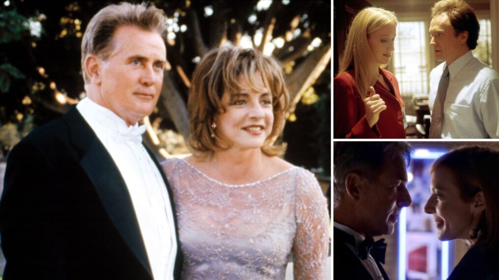 Martin Sheen and Stockard Channing; Janel Moloney and Bradley Whitford; Mark Harmon and Alison Janney on 'The West Wing'