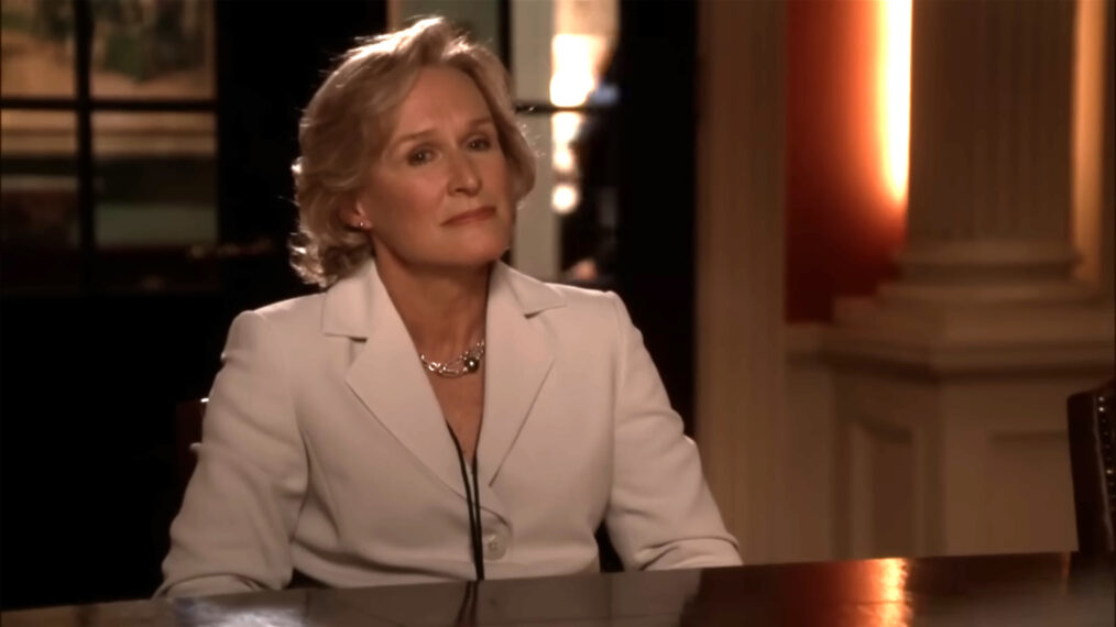 Glenn Close as Evelyn Baker Lang in 'The West Wing'