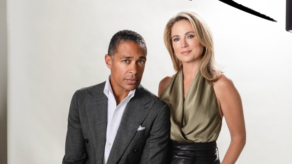 TJ Holmes and Amy Robach