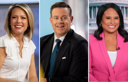 Dylan Dreyer, Carson Daly, and Kristen Welker for 'Today'