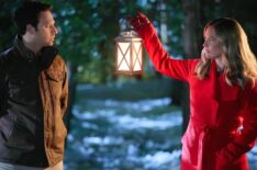 Cindy Busby and Jake Epstein in 'Unwrapping Christmas: Olivia's Reunion'