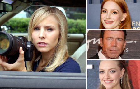 Kristen Bell as Veronica Mars in 'Veronica Mars', Jessica Chastain, Taylor Sheridan, Amanda Seyfried