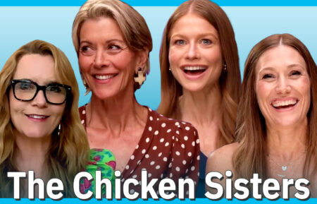 Lea Thompson, Wendie Malick, Genevieve Angelson, and Schuyler Fisk of 'The Chicken Sisters'