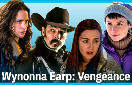 Melanie Scrofano, Tim Rozon, Katherine Barrell, and Dominique Provost-Chalkey — 'Wynonna Earp: Vengeance'