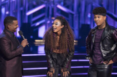 Alfonso Ribeiro, Chandler Kinney, Brandon Armstrong on Dancing With the Stars - 'Hair Metal Night'