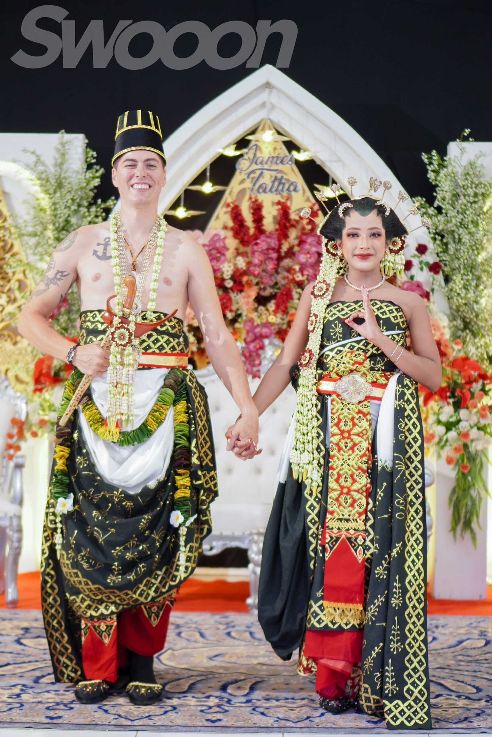 '90 Day Fiancé: The Other Way's James, Meitalia during their Indonesian wedding ceremony