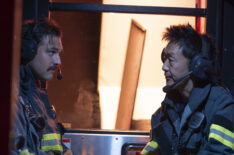 Ryan Guzman as Eddie and Kenneth Choi as Chimney — '9-1-1' Season 8 Episode 3 'Final Approach'