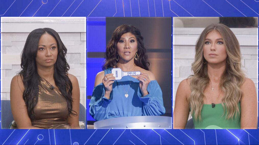 Chelsie Baham, Julie Chen Moonves and Makensy Manbeck on Big Brother