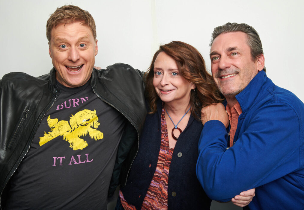 Alan Tudyk, Rachel Dratch, and Jon Hamm of Grimsburg