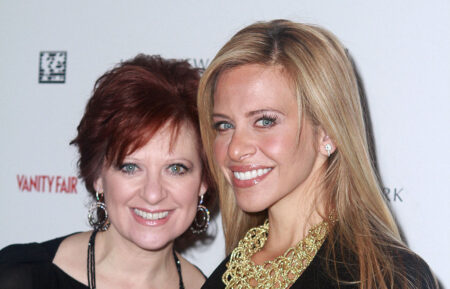 Caroline Manzo and Dina Manzo attend the First Annual Jones New York power lunch at The Campbell Apartment on September 23, 2010 in New York City.