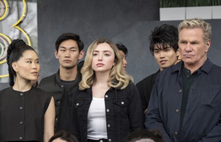 Alicia Hannah-Kim as Kim Da-Eun, Daniel Kim as Yoon, Peyton List as Tory Nichols, Brandon H. Lee as Kwon, Martin Kove as John Kreese