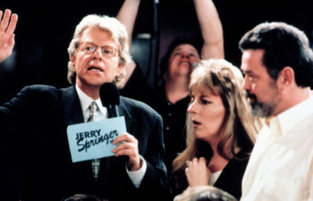 Jerry Springer with audience members