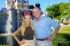 Joan Vassos and Chock at Disneyland Resort in The Golden Bachelorette