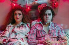 Kathryn Newton and Cole Sprouse in 'Lisa Frankenstein'