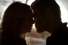 Candice King as Caroline Forbes and Paul Wesley as Stefan Salvatore in 'The Vampire Diaries.'