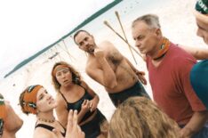 Tagi Tribe, Survivor: contestant Kelly Wiglesworth, contestant Susan Hawk, contestant Richard Hatch, contestant Rudy Boesch, (Season 1, premiered May 31, 2000)