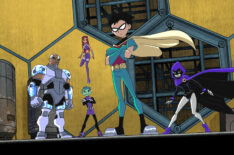 'Teen Titans', Cyborg (Khary Peyton), Robin (Scott Menville), 2003-06. © Cartoon Network / Courtesy: Everett Collection