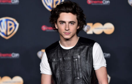 Timothée Chalamet attends the State of the Industry and Warner Bros. Pictures Presentation at The Colosseum at Caesars Palace during CinemaCon, the official convention of the National Association of Theatre Owners, on April 25, 2023, in Las Vegas, Nevada.