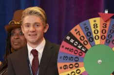 Chris Perfetti as Pat Sajak for 'Abbott Elementary's Season 4 Halloween episode