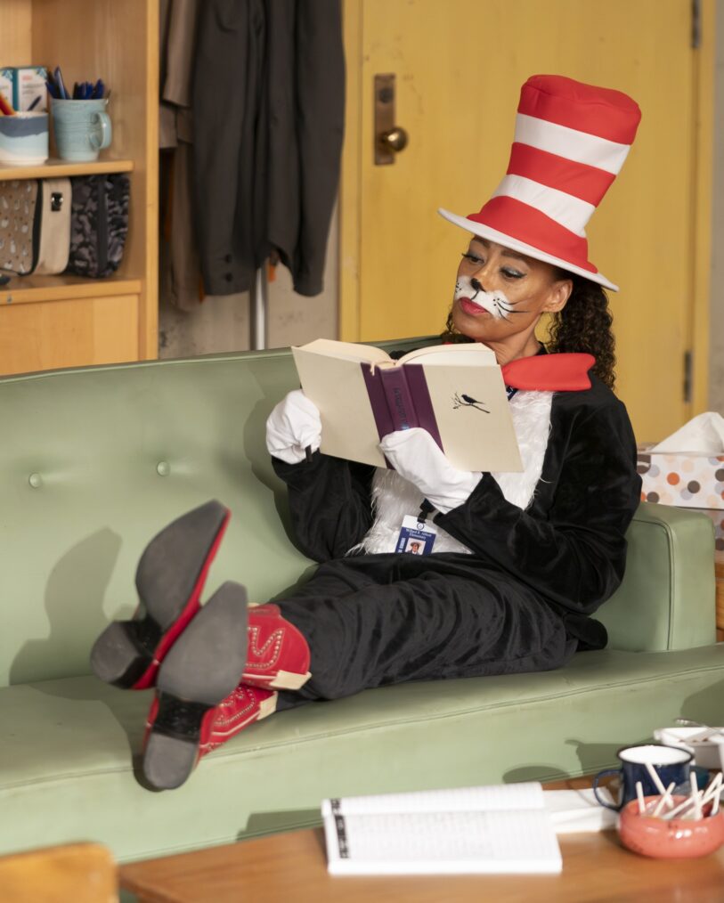 Cree Summer as Cat in the Hat for 'Abbott Elementary's Halloween episode