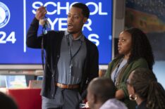 Tyler James Williams and Quinta Brunson in the 'Abbot Elementary' Season 4 Premiere