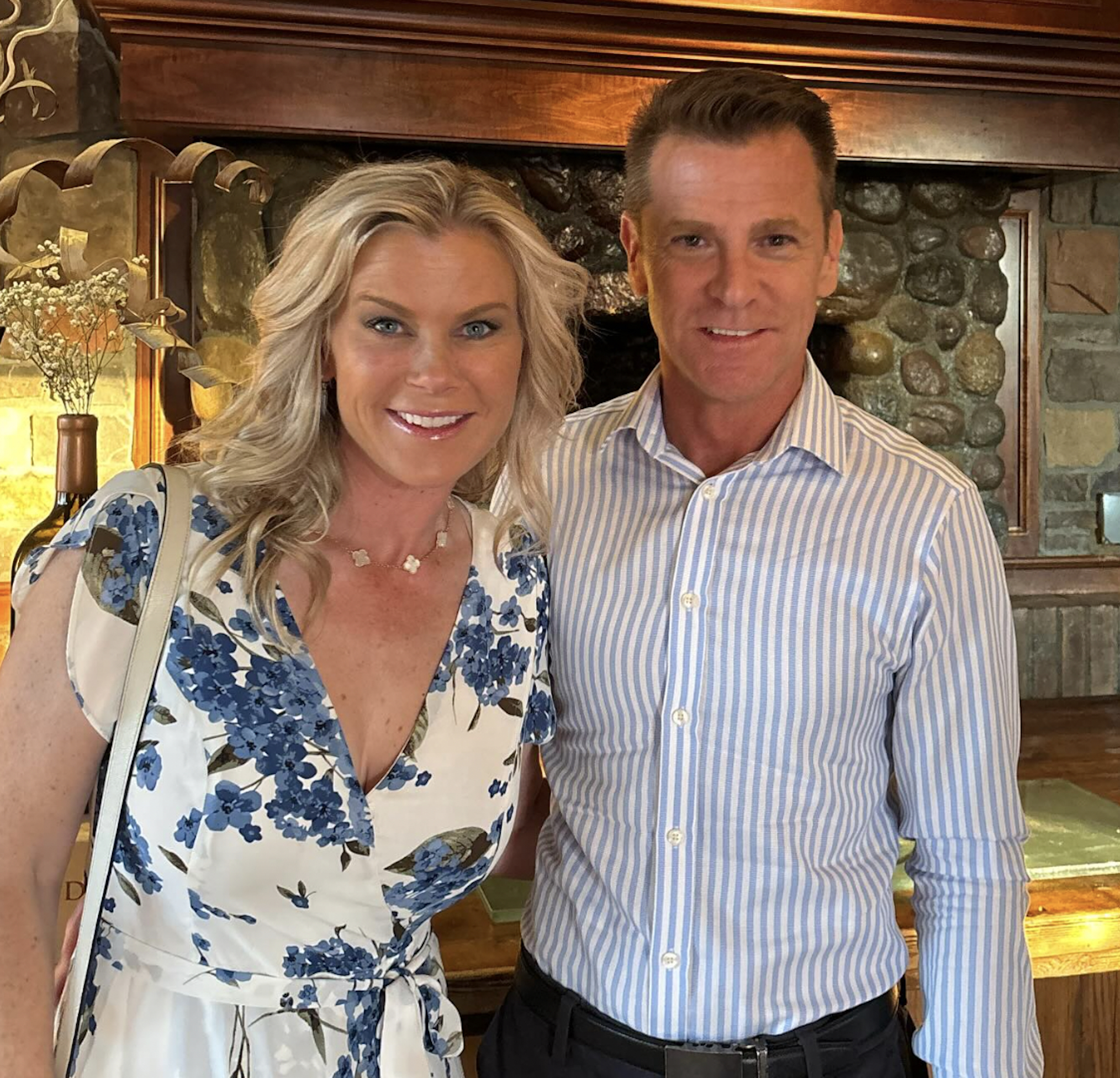 Alison Sweeney and husband David Sanov together