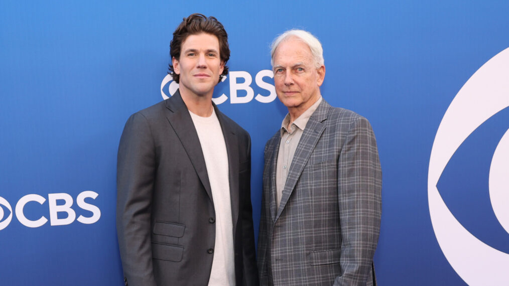 Austin Stowell and Mark Harmon