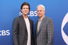 Austin Stowell and Mark Harmon