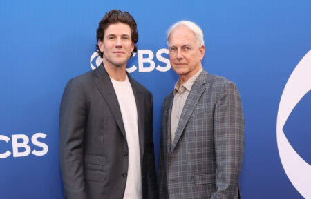 Austin Stowell and Mark Harmon