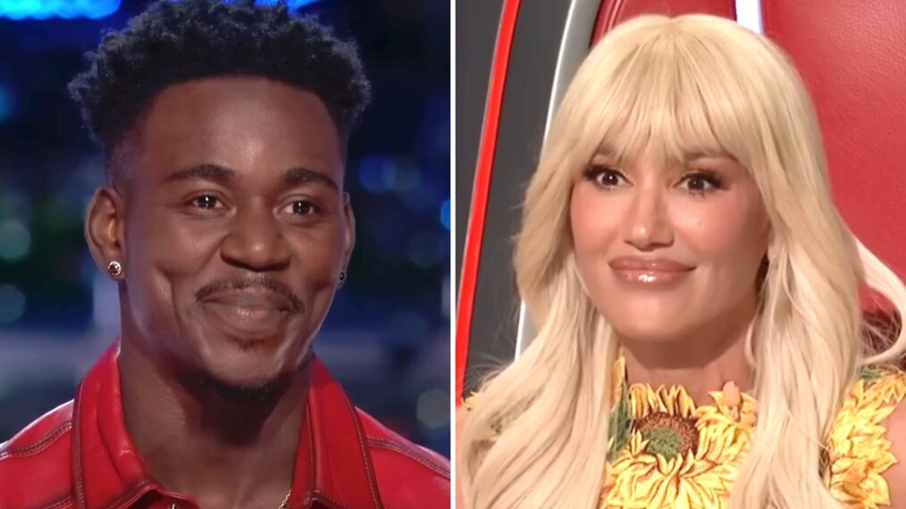 Austyns Stancil and Gwen Stefani on The Voice