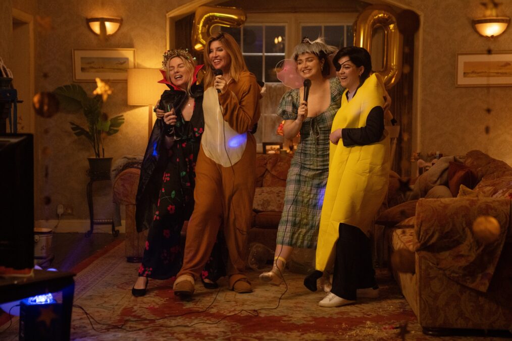 Eva Birthistle, Anne-Marie Duff, Sharon Horgan, Eve Hewson, and Sarah Greene in 'Bad Sisters' Season 2