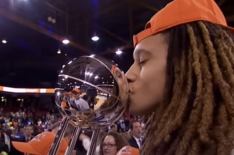 Screenshot of Brittney Griner in 'WNBA star Brittney Griner’s evolution, E:60'