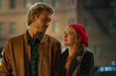 Chad Michael Murray as Luke and Britt Robertson as Ashley in The Merry Gentlemen