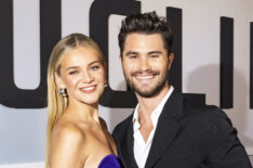 Kelsea Ballerini and Chase Stokes attend the Los Angeles special screening of Netflix's 'Uglies' at Netflix Tudum Theater on September 12, 2024 in Los Angeles, California.