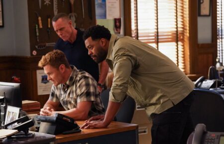 Patrick John Flueger as Officer Adam Ruzek, Jason Beghe as Sgt. Hank Voight, LaRoyce Hawkins as Officer Kevin Atwater — 'Chicago P.D.' Season 12 Episode 3 