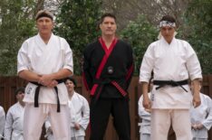 William Zabka, Sean Kanan, and Ralph Macchio in 'Cobra Kai' Season 6