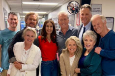 'Days of Our Lives' cast - Peter Reckell (Bo Brady), Stephen Nichols (Steve Johnson), Mary Beth Evans (Kayla Johnson), Kristian Alfonso (Hope Brady), Charles Shaughnessy (Shane Donovan), Melissa Reeves (Jennifer Horton), Matthew Ashford (Jack Deveraux), Susan Seaforth Hayes (Julie Williams) and Josh Taylor (Roman Brady)