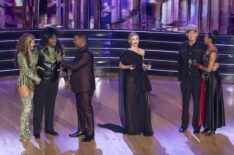 Emma Slater, Reginald VelJohnson, Alfonso Ribeiro, Julianne Hough, Eric Roberts, and Britt Stewart — 'Dancing With the Stars' 'Hair Metal Night'