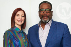 Carrie Preston and Wendell Pierce — 'Elsbeth' at New York Comic Con