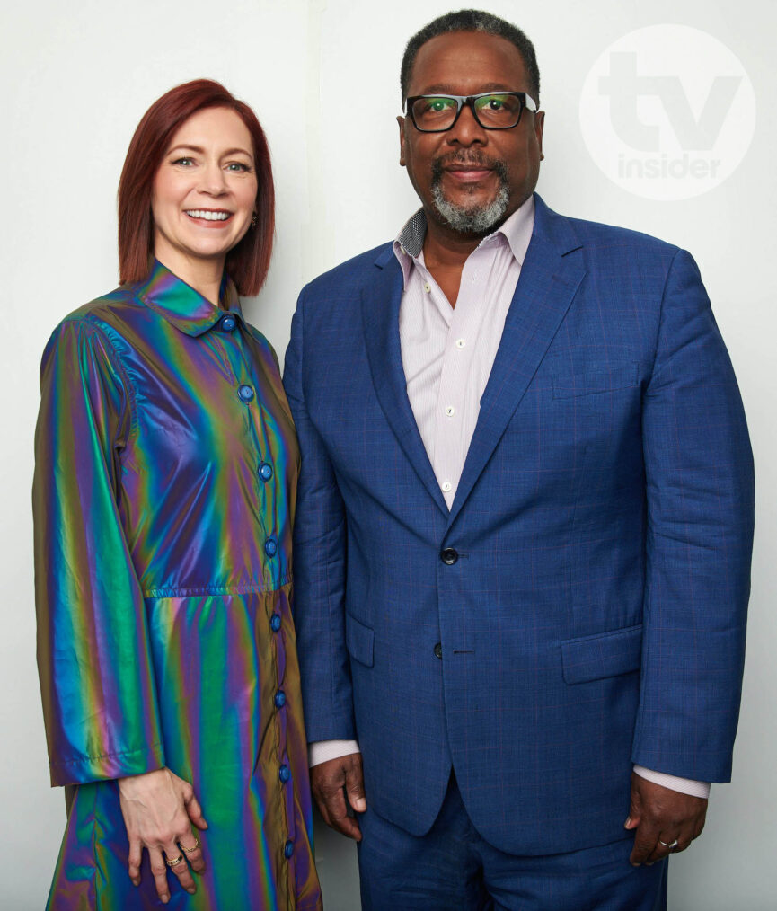 Carrie Preston and Wendell Pierce — 'Elsbeth' at New York Comic Con